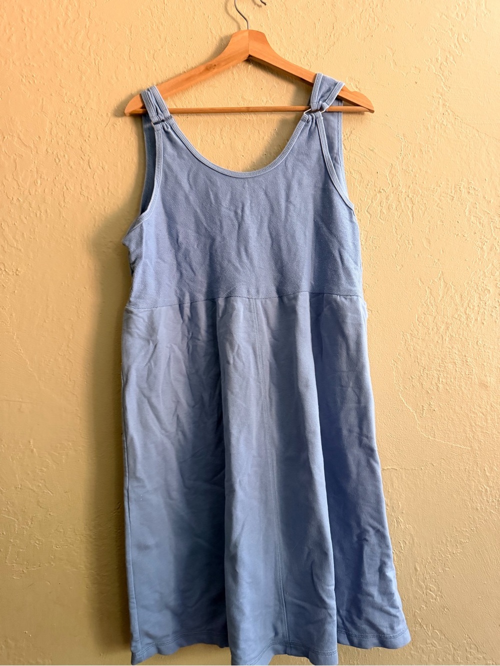 Vintage St. john Bay Sport Oversized Light Blue Sleeveless Midi Dress